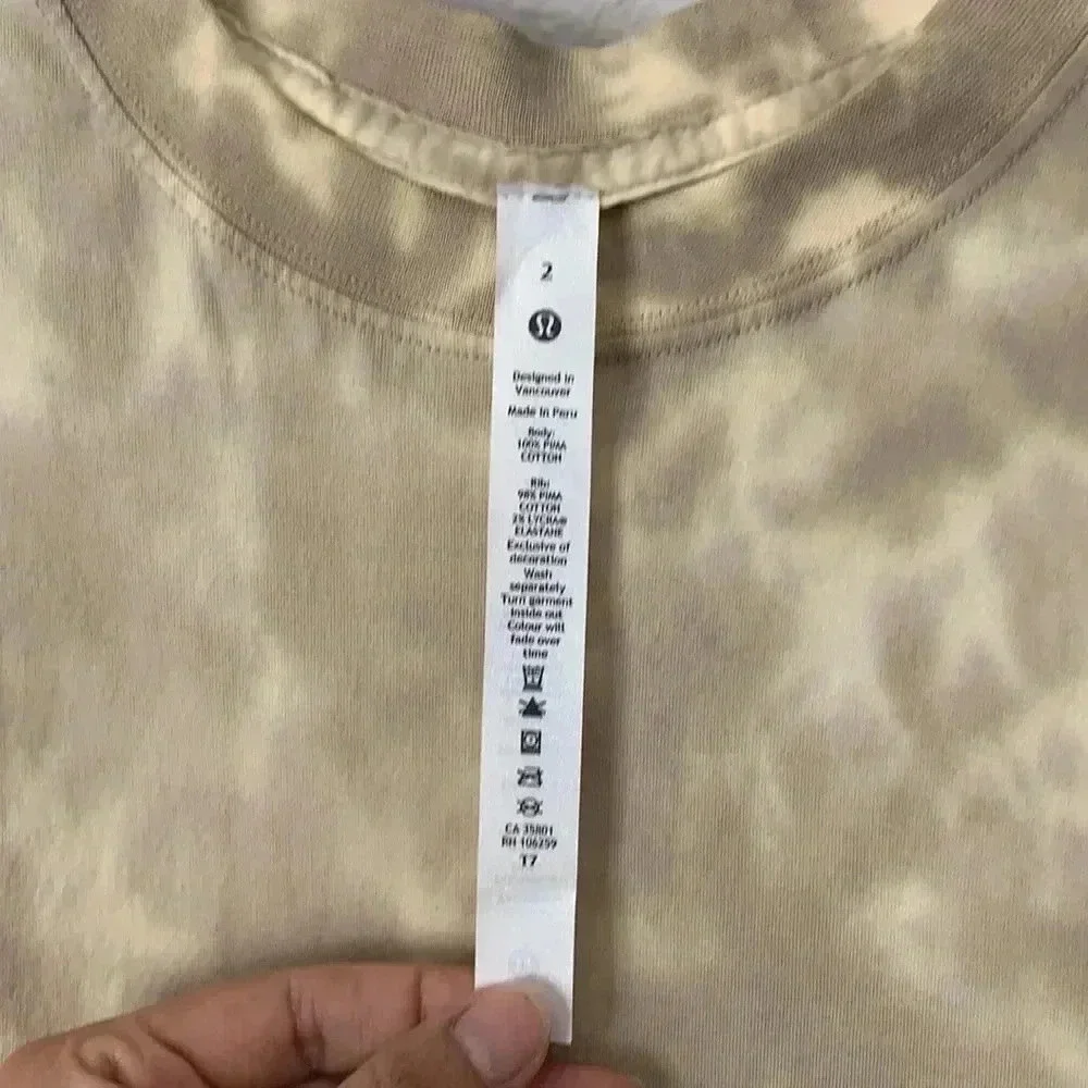 Lululemon Loose Fit Scoop Neck All Yours Tie-Dye Tank Top